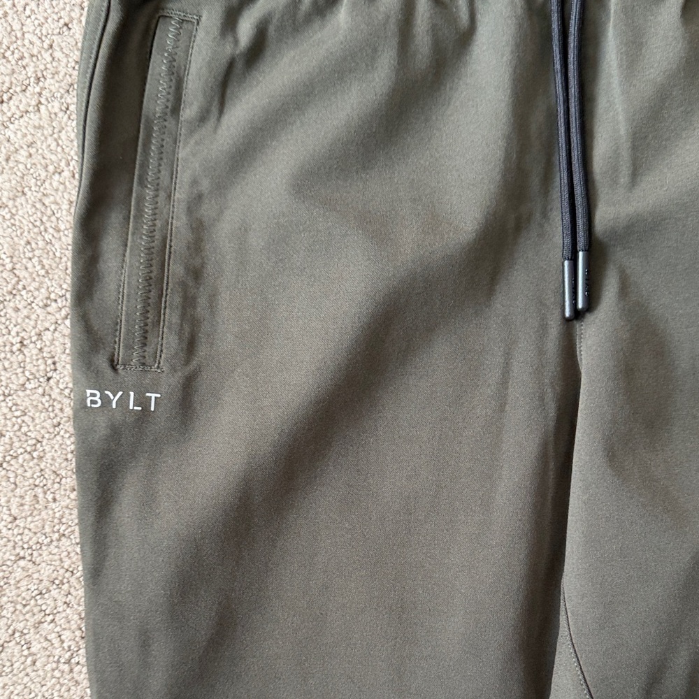 BYLT Basics Forest Green Joggers - Picture 3 of 7
